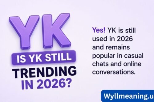 what does yk mean
