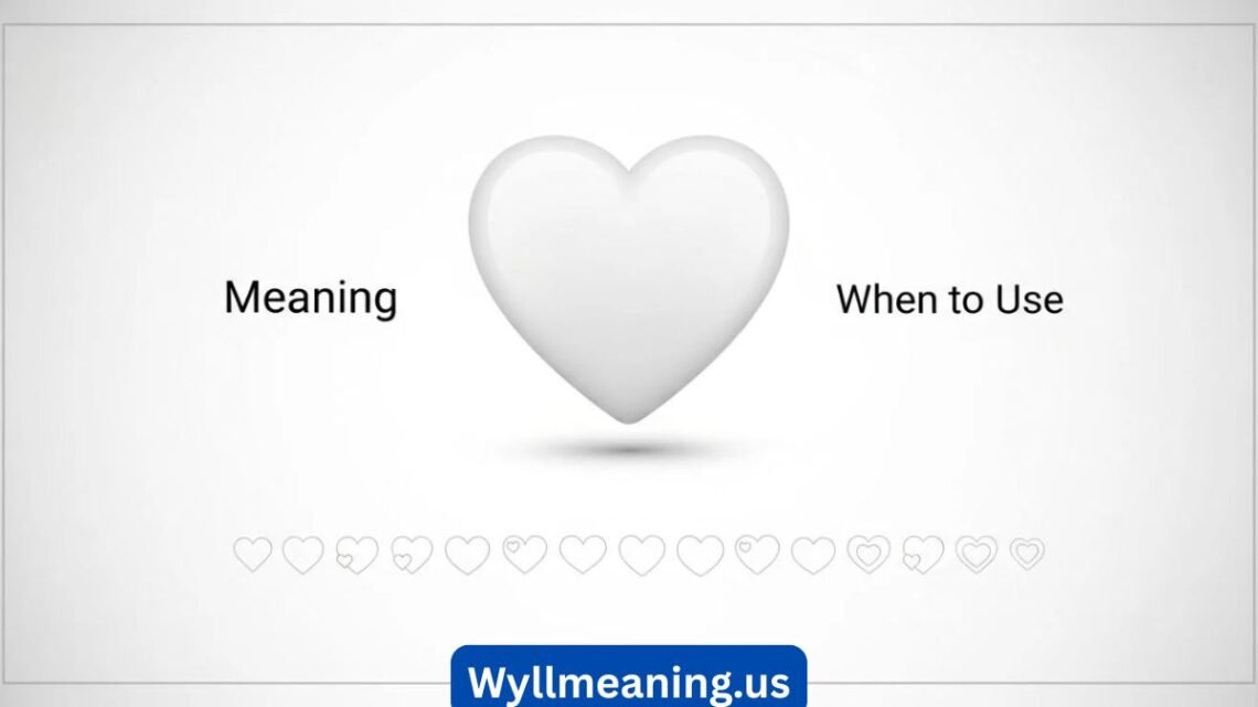 white heart meaning