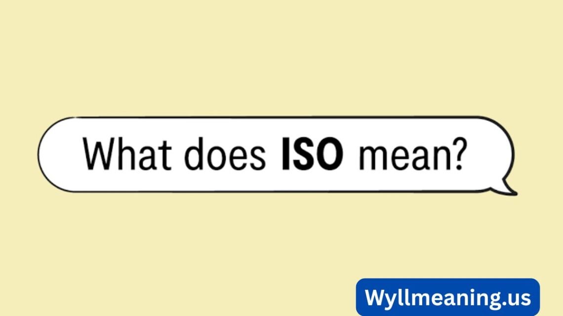 iso slang