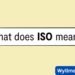 iso slang