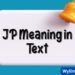 jp meaning in text
