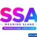 ssa meaning slang