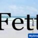fett meaning